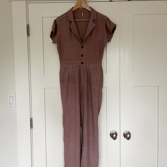 Free People Margot Short Sleeve Coverall - Picture 2 of 10